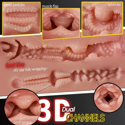 Vista 6 de Muñeca sexual realista de coño grande de 21 libras para hombres, muñeca de masturbación masculina, vagina de bolsillo, juguetes sexuales masculinos