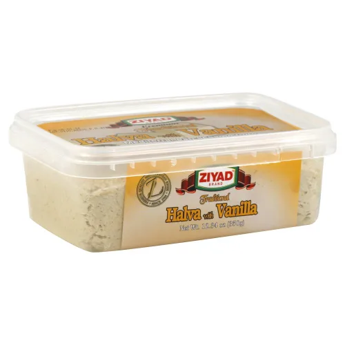 Vista 3 de Ziyad Halva de dulce de sésamo mediterráneo tradicional con chocolate, aditivos sin conservantes, 12.34 onzas