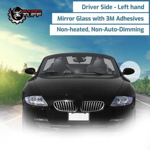 Vista 6 de exactafit 8226L - Reparación de cristal para espejo lateral del conductor compatible con BMW Z4 E85 E86 2003, 2004, 2005, 2006, 2007, 2008