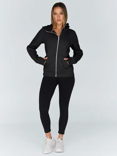 Vista 69 de Trendy Queen Sudaderas con capucha y cremallera para mujer, chaquetas de vellón, talla extragrande, moda de otoño e invierno