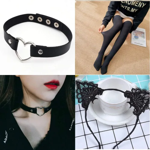 Vista 6 de SPORCLO Cute Anime Lingerie Sets Sexy Bra and Panty Set Costume Cosplay Bikinis for Women