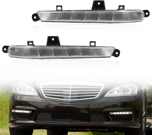 Vista 8 de Parachoques delantero luz diurna para Mercedes Benz W221 S63 AMG 2007-2013 2218201356 izquierda