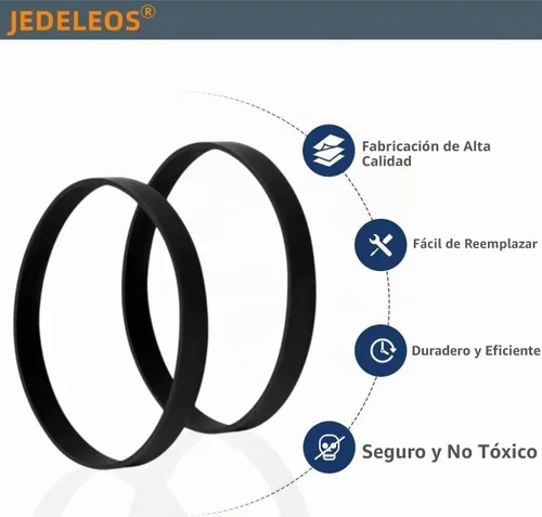 Vista 2 de JEDELEOS Correas de repuesto para modelos de vacío giratorios de aire Black and Decker BDASV101 BDASV102 BDASV103 BDASV104 BDASL201 BDASL202