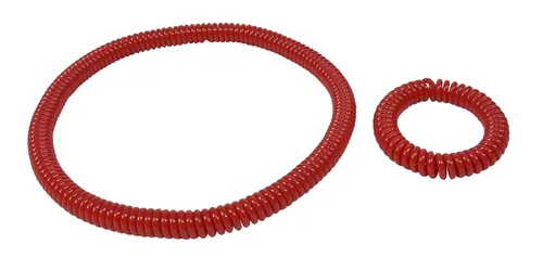 Vista 3 de Abilitations Integrations - Joyería masticable "Chew"lery" - Juego de collar y pulsera - Rojo