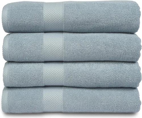 Vista 17 de MAURA Toallas de mano prémium 100% algodón de 16 x 30 pulgadas, ultra absorbentes, de secado rápido, toallas suaves para baño, toallas de mano extra