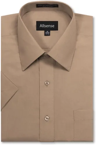 Vista 18 de Allsense Camisa de vestir de manga corta de ajuste regular para hombre