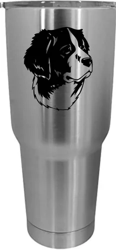 Vista 535 de Cairn Terrier - Vaso grabado con temática de perro, 30 onzas