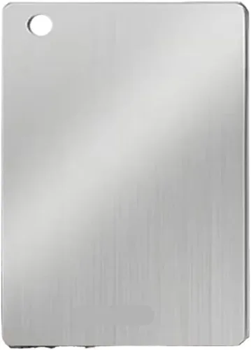 Vista 7 de Tabla de cortar de acero inoxidable de cocina 304 verduras frutas doble echado a un lado tablas de cortar espesadas (SML-3PCS)