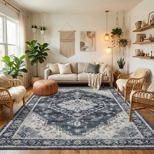 Vista 46 de Garvee Alfombra vintage Beige