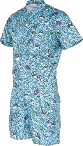 Vista 3 de Funny Guy Mugs Mens Romper - Premium Adult Jumpsuit With Zippered Pockets