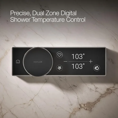 Vista 4 de Kohler 28214-TT Anthem® Control digital, titanio vibrante