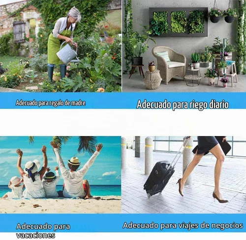 Vista 6 de ARTEM Picos de riego de plantas automáticas, dispositivos de riego automático para plantas de vacaciones, sistema de agua con válvula de control
