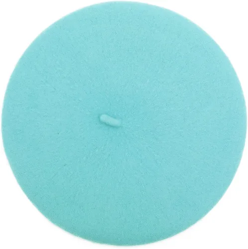 Vista 292 de ZLYC - Boina francesa de lana unicolor para mujeres y niñas