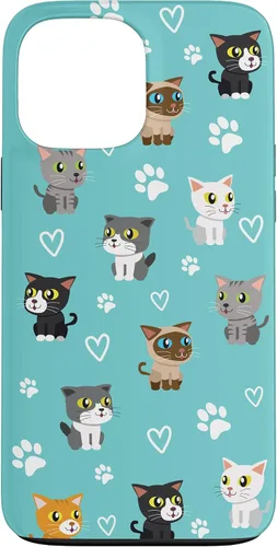Vista 23 de Funda para iPhone 16 Cat Meow Kitten Kawaii Design Cat Mom