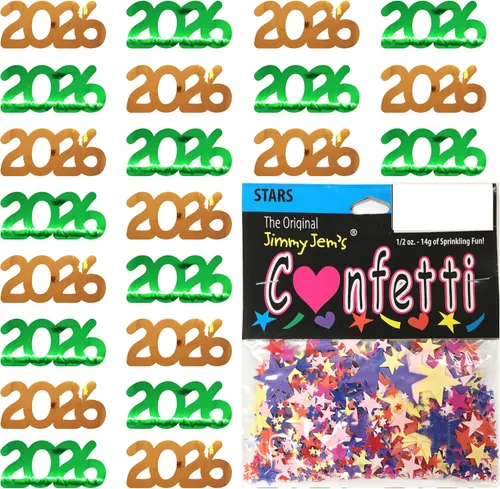 Vista 46 de Confetti Year 2023 Blue Royal, Orange Combo - 2 bolsas de media onza (1 oz)