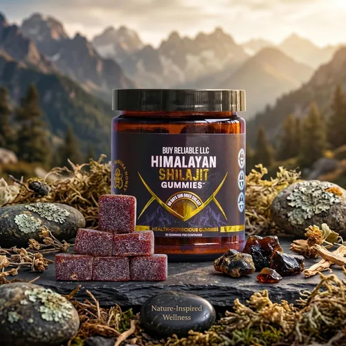 Vista 5 de Gomitas orgánicas Shilajit Sin azúcar de caña, endulzadas con miel orgánica Ácido fúlvico natural y húmico Veganas, probadas en laboratorio