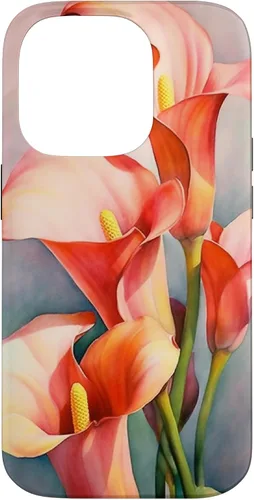 Vista 17 de Calla Lilies Flower Floral Watercolor Case for iPhone 17