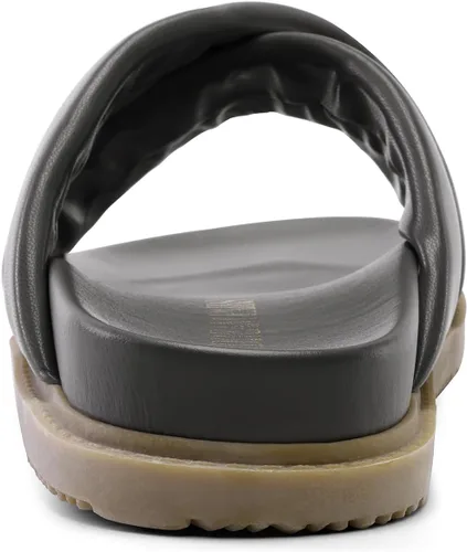 Vista 3 de DREAM PAIRS Sandalias de punta abierta entrecruzadas para mujer, sandalias planas y cómodas