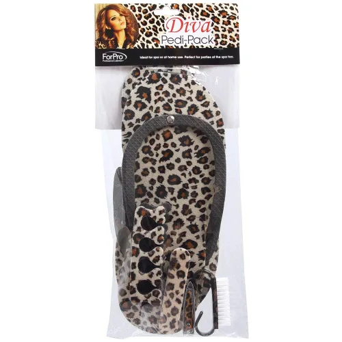 Vista 8 de ForPro Professional Collection Diva Pedi-Pack, kit de pedicura de moda de 6 piezas para adultos, ideal para uso en casa o salón, accesorio perfecto