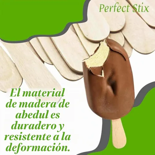 Vista 3 de Perfect Stix. Cucharas catadoras de madera. De 3,5 pulgadas de longitud (Paquete de 1000)