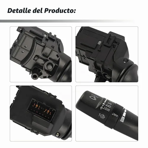 Vista 4 de Interruptor de control del limpiaparabrisas 934201U000 compatible con Hyundai Sonata 2.0L 2.4L 2011-2014, Elantra 1.8L 2.0L 2011-2016, Kia Rio 1.6L