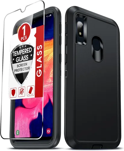 Vista 25 de LeYi Funda compatible con Samsumg Galaxy A05 4G: Galaxy A05 4G con resistente a los golpes, 3 en 1 de cuerpo completo, protección resistente