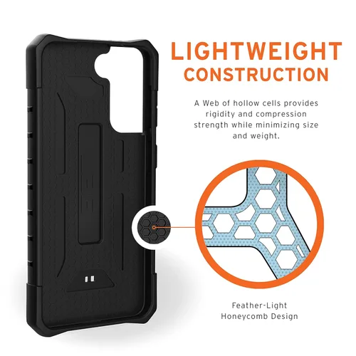 Vista 13 de URBAN ARMOR GEAR UAG - Funda protectora diseñada para Samsung Galaxy S21 Plus, color negro, resistente, ligera, delgada, a prueba de golpes