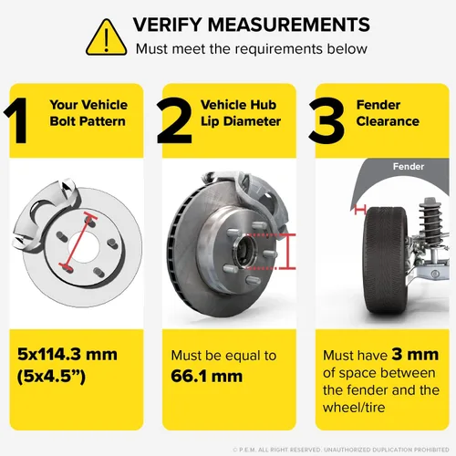 Vista 3 de Espaciadores de rueda centrales de 0.118 in 5x114.3 (diámetro de 2.602 in) compatibles con Nissan Infiniti G35 G37 Q50 Q60 Q70 FX35 FX50 350z 370z