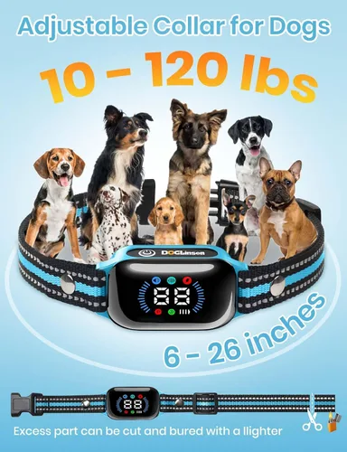 Vista 8 de Smart 2-in-1 Dog Shock and Bark Collar - AI Anti-Misoperation, 3300FT Remote Training Collar, IPX7 Waterproof, 4 Modes