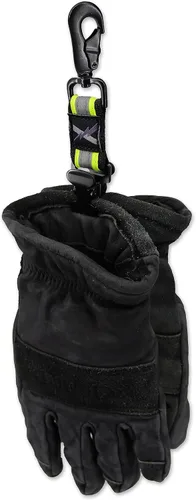Vista 3 de El original Lightning X Dual Reflective Firefighter extrication guante de trabajo correa de nailon balístico con doble pinza de cocodrilo