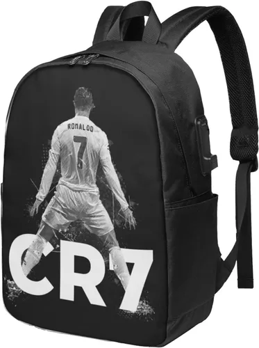 Vista 10 de #7 Mochilas Bolso Portátil Bolsa Bookbag Usb Mochila 17 Pulgadas Para Diario