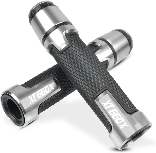 Vista 8 de Para Yamaha XT660 XT660R XT660X Tenere XT 660 2004-2011 7/8 '' Tapas de manillar de motocicleta/Agarraderas CNC 22MM