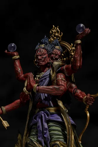 Vista 5 de Kaiyodo Kt Project Kt-025 Takeya Style Jizai Okimono (edición Ashura) figura de acción