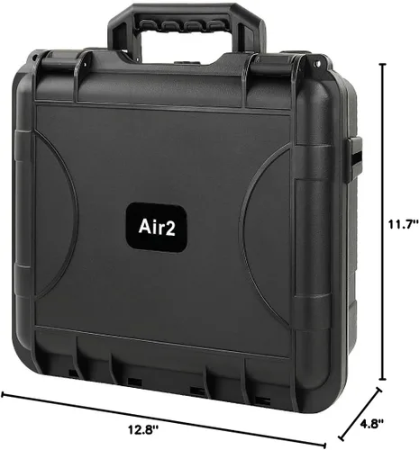 Vista 6 de Mavic Air 2 - Funda rígida de transporte para DJI Air 2/2S Drone y accesorios, impermeable, a prueba de golpes, protección completa