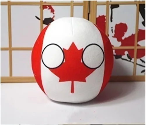 Vista 16 de 7.9 pulgadas, pelota de Polonia, Countryballs, Canadá, Reino Unido, Francia, baile de campo, decoraciones, cosplay de anime, juguetes de peluche