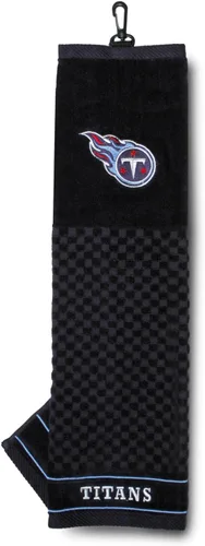 Vista 4 de Team Golf NFL Kansas City Chiefs Embroidered Golf Towel Embroidered Golf Towel, Checkered Scrubber Design, Embroidered Logo