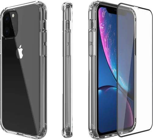 Vista 7 de Luvvitt Clear View - Carcasa diseñada para iPhone 11 Pro + protector de pantalla de vidrio templado para Apple iPhone XI 11 Pro de 5.8 pulgadas