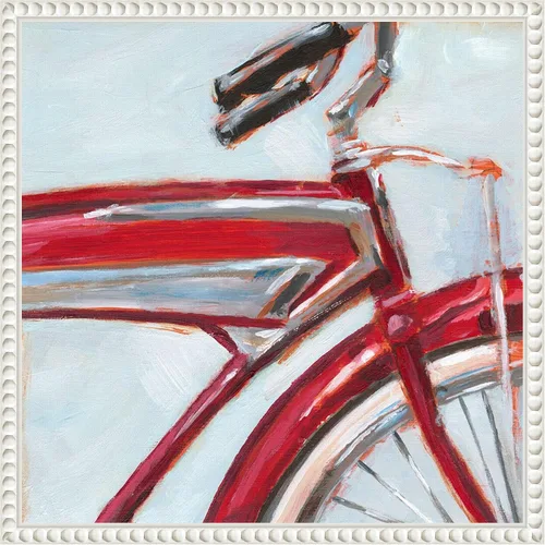 Vista 15 de Amanti Art Framed Canvas Wall Art 16x16 Retro Cycle I by Ethan Harper, Framed Wall Art Canvas, Abstract Artwork, Traditional Decor, Small Poster