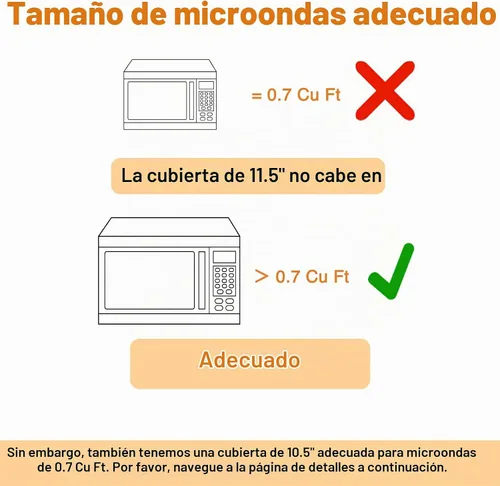 Vista 7 de LOPEZTEK Cubierta de salpicaduras de microondas abatible para alimentos