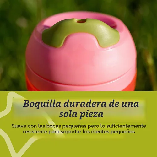 Vista 4 de Tommee Tippee Botella Sippee Aislada Superstar, 12m+, 9oz, Paquete de 3, Botella de Entrenamiento para Niños Pequeños sin Derrames, a Prueba