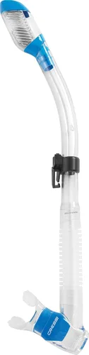 Vista 8 de Cressi Adult Diving Dry Snorkel with Splash Guard and Top Valve - Supernova Dry: Designed in Italy