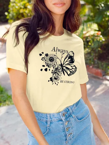 Vista 2 de Chulianyouhuo - Camiseta de manga corta con estampado de girasol para mujer, camiseta casual con bonita flor para adolescentes y niñas
