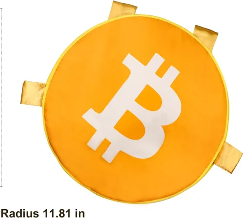 Vista 9 de TOY Life Funny Halloween Costumes Men Teen Boys Bitcoin Cosplay Outfits for Kids Adults Halloween Party Dress Up