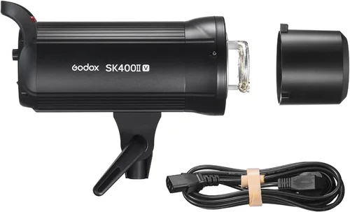 Vista 6 de Godox SK400IIV 400Ws Flash Estroboscópico de Estudio GN65 5700K 2.4G con Lámpara de Modelado LED Montaje Bowens Luz Estroboscópica Monolight
