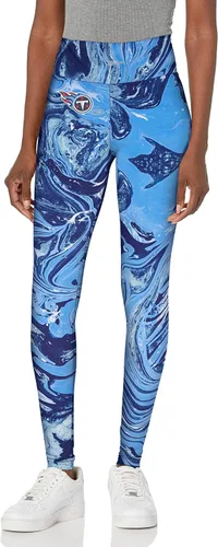 Vista 84 de Zubaz NFL Mallas para mujer de longitud completa de cintura alta básica 1.0