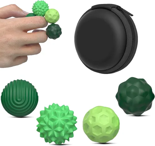 Vista 17 de Juguetes de Bolas Magnéticas Fidget, 8 Piezas Juguetes Sensoriales de Silicona para Alivio del Estrés para Adultos y Adolescentes con Autismo, TDAH
