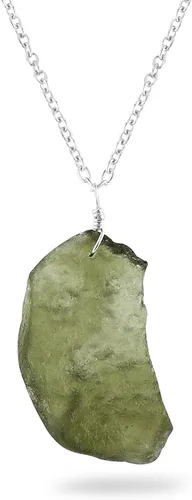 Vista 15 de Colgante delicado de piedras preciosas naturales crudas, collar de piedras ásperas surtidas, hecho a mano, joyería hipoalergénica bohemia