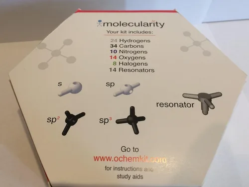 Vista 2 de Molecularity - Kit de modelo molecular para estudiantes de química orgánica, más de 200 piezas