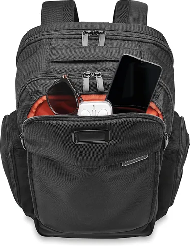 Vista 8 de Briggs & Riley Mochila Traveler, color negro, Negro