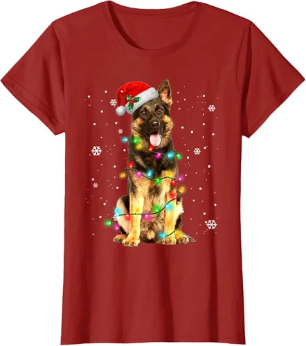 Vista 61 de Suéter de Navidad para perros de pastor alemán, suéter de Navidad para regalos de perros, Negro, S